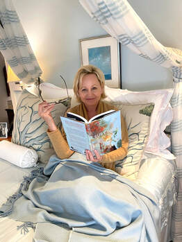 author Deborah Royce in bed