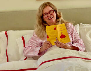 Author Jo Giese in bed