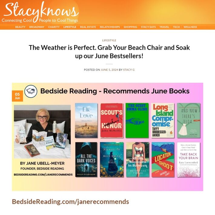 StacyKnows.com Bedside Reading June Bestsellers